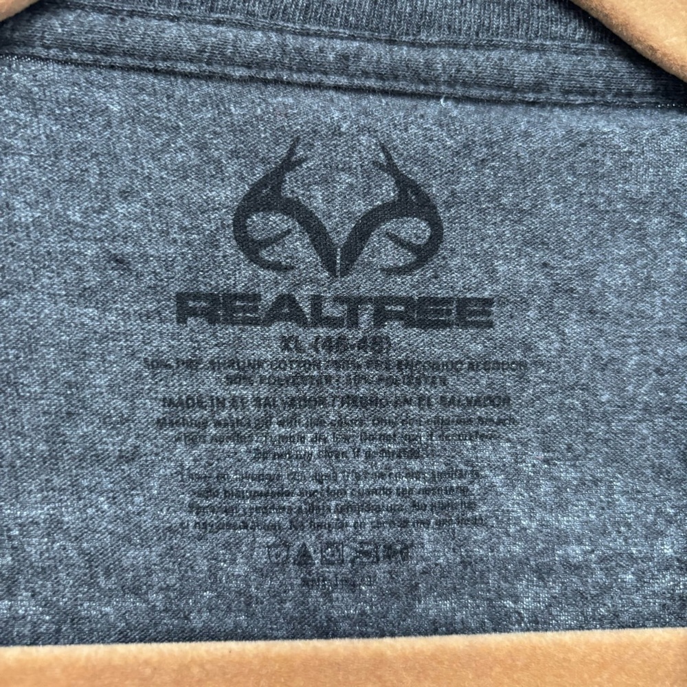 Charcoal Realtree Logo Tee | Neon Green Graphic XL - Picture 4 of 6
